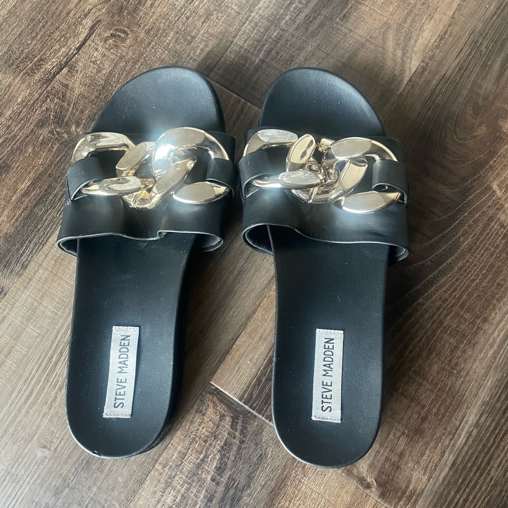 Steve Madden Delay_Sandals_Black